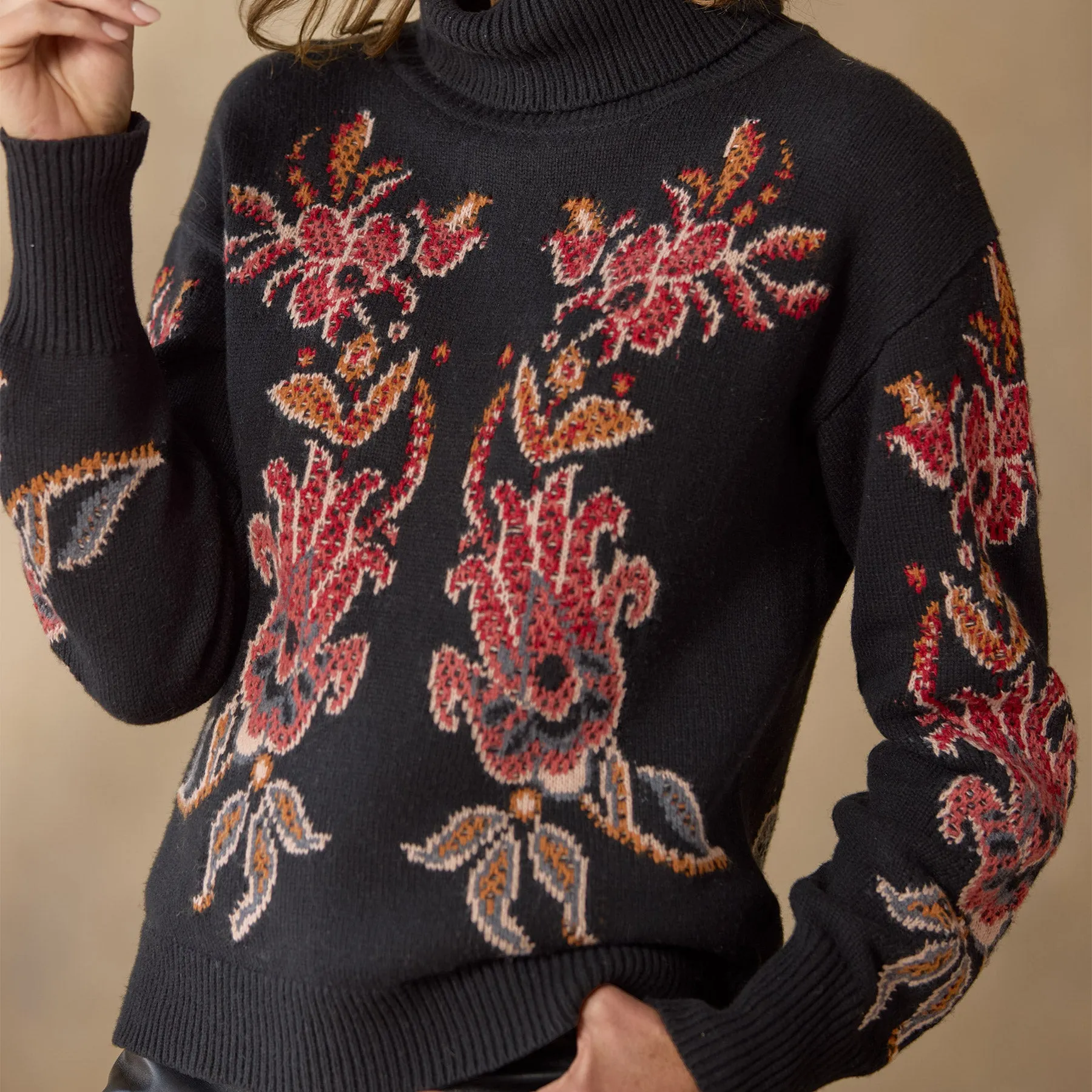 Claudia Floral Sweater