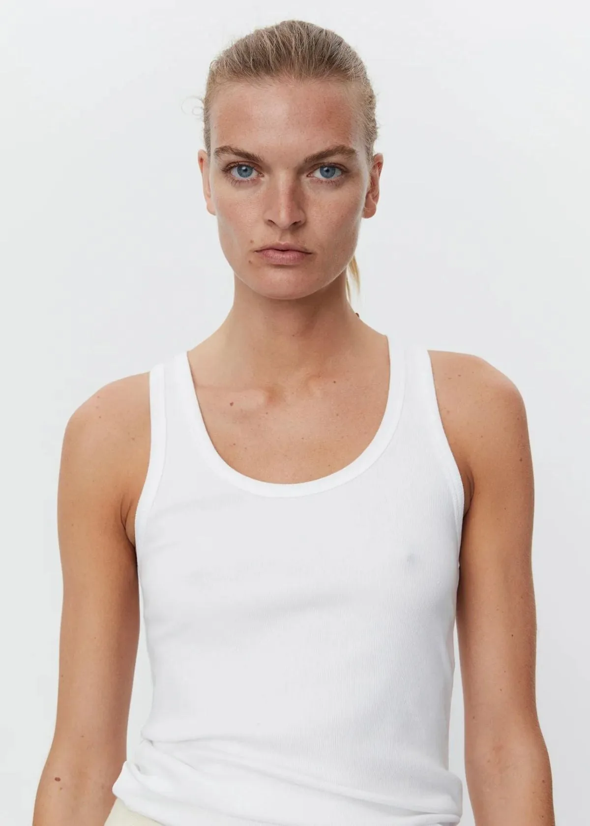 DAY Camilo Classic Rib Tank - Bright White