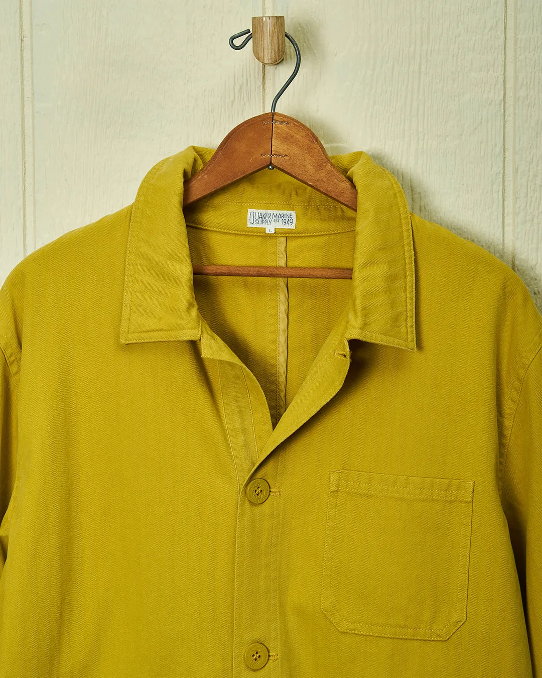 French Workman’s Jacket in Squash Herringbone