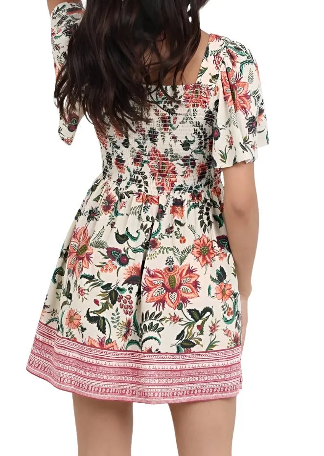 Gardenia Twist Front Dress