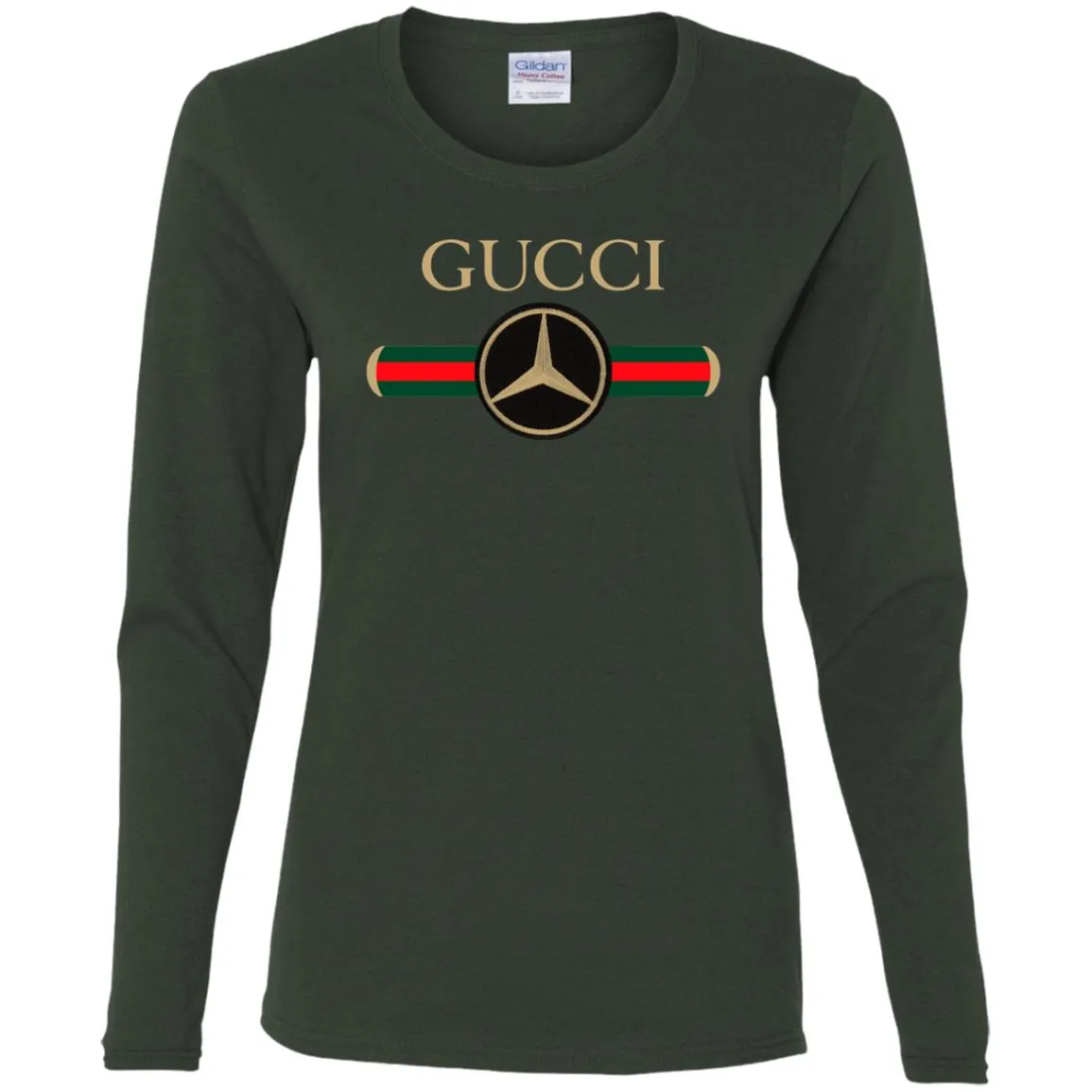 Gucci Mercedes T-shirt Women Long Sleeve Shirt