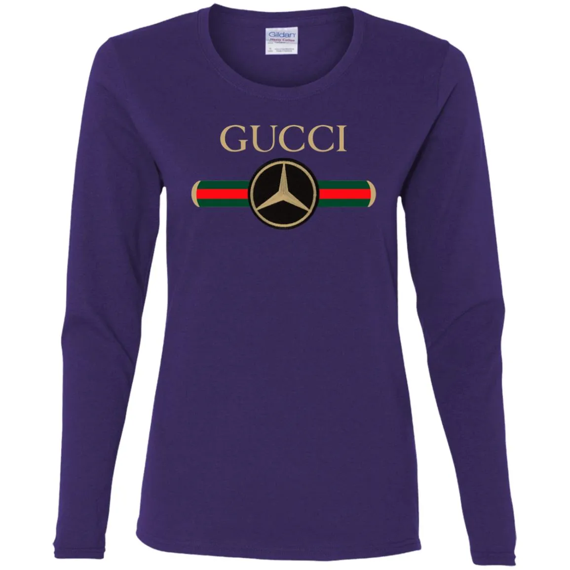 Gucci Mercedes T-shirt Women Long Sleeve Shirt