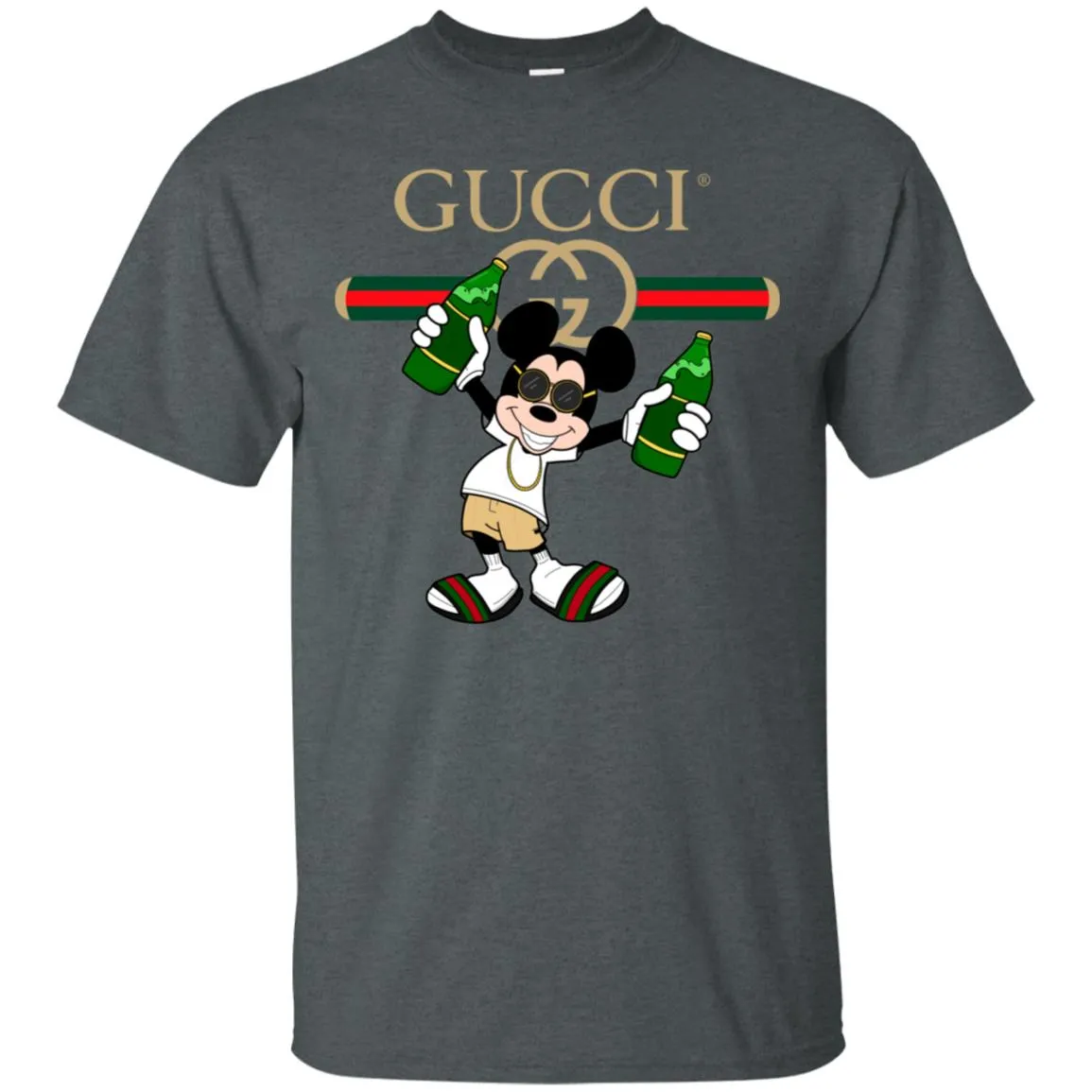 Gucci Mickey Mouse Top Trending T-shirt Men Cotton T-Shirt