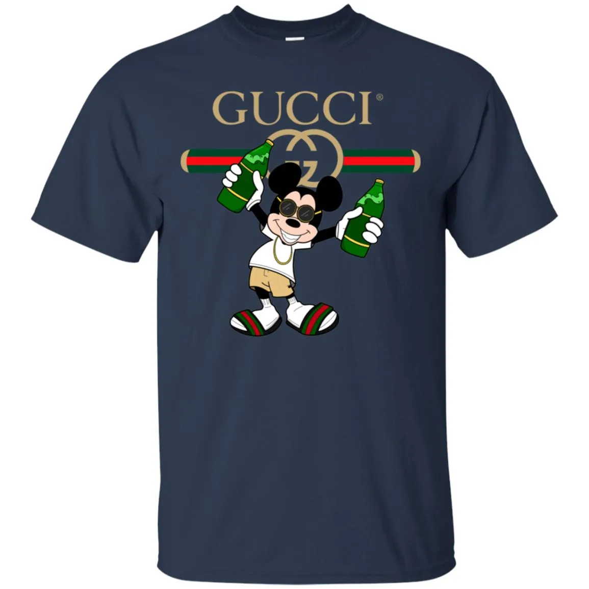 Gucci Mickey Mouse Top Trending T-shirt Men Cotton T-Shirt