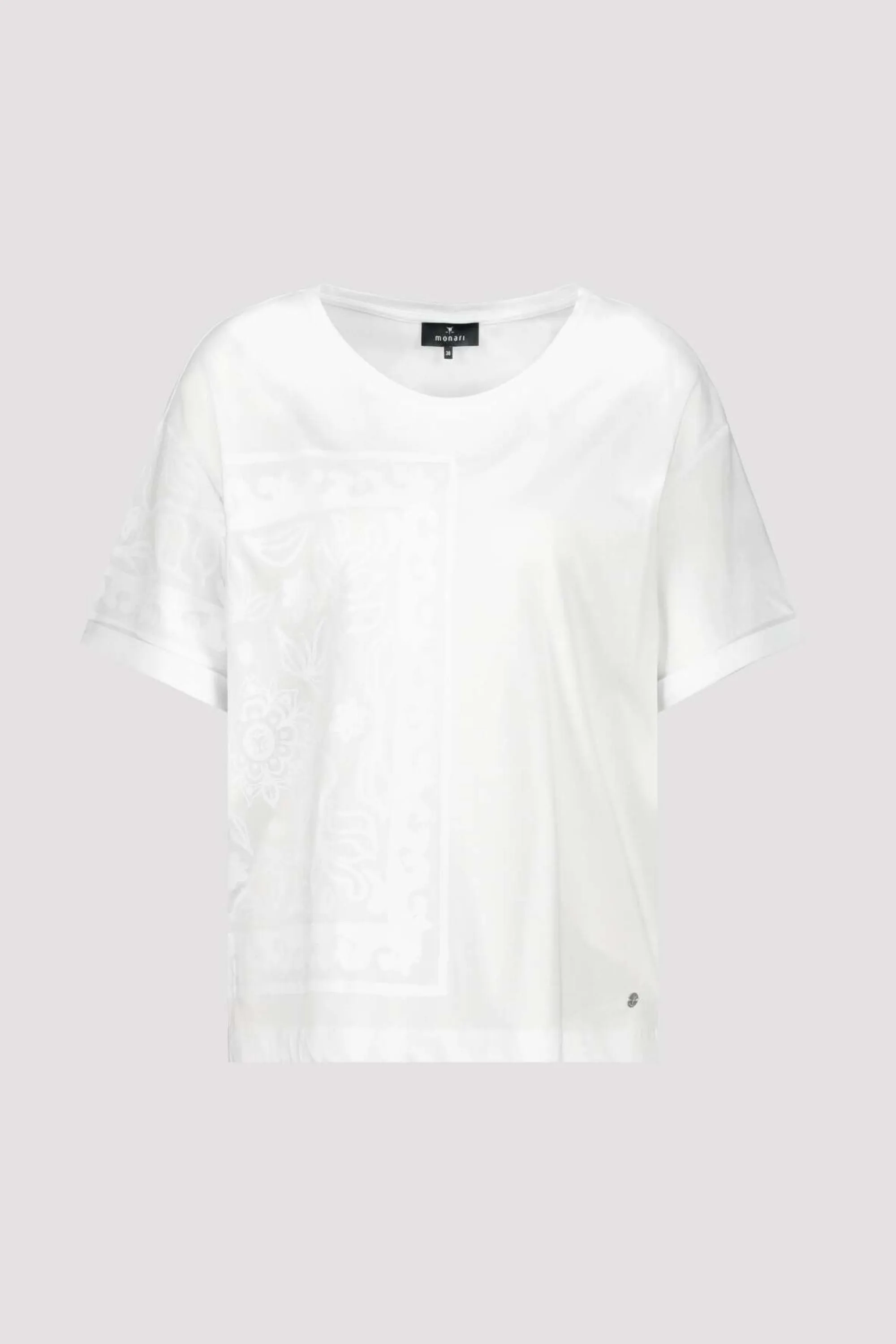 LACE PRINT TEE - 408644MNR