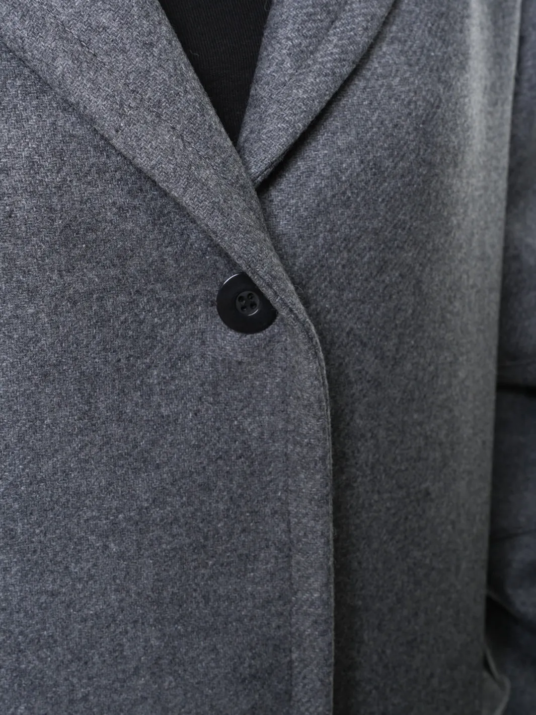 Long Gray Wool Coat