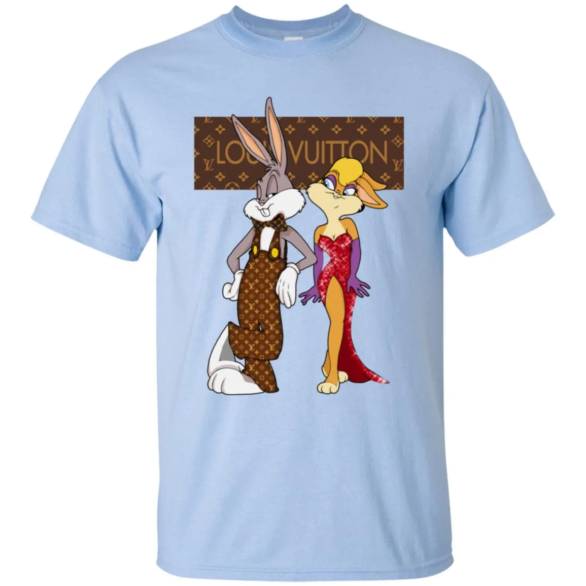 Louis Vuitton Rabbit Love Family T-shirt Men Cotton T-Shirt