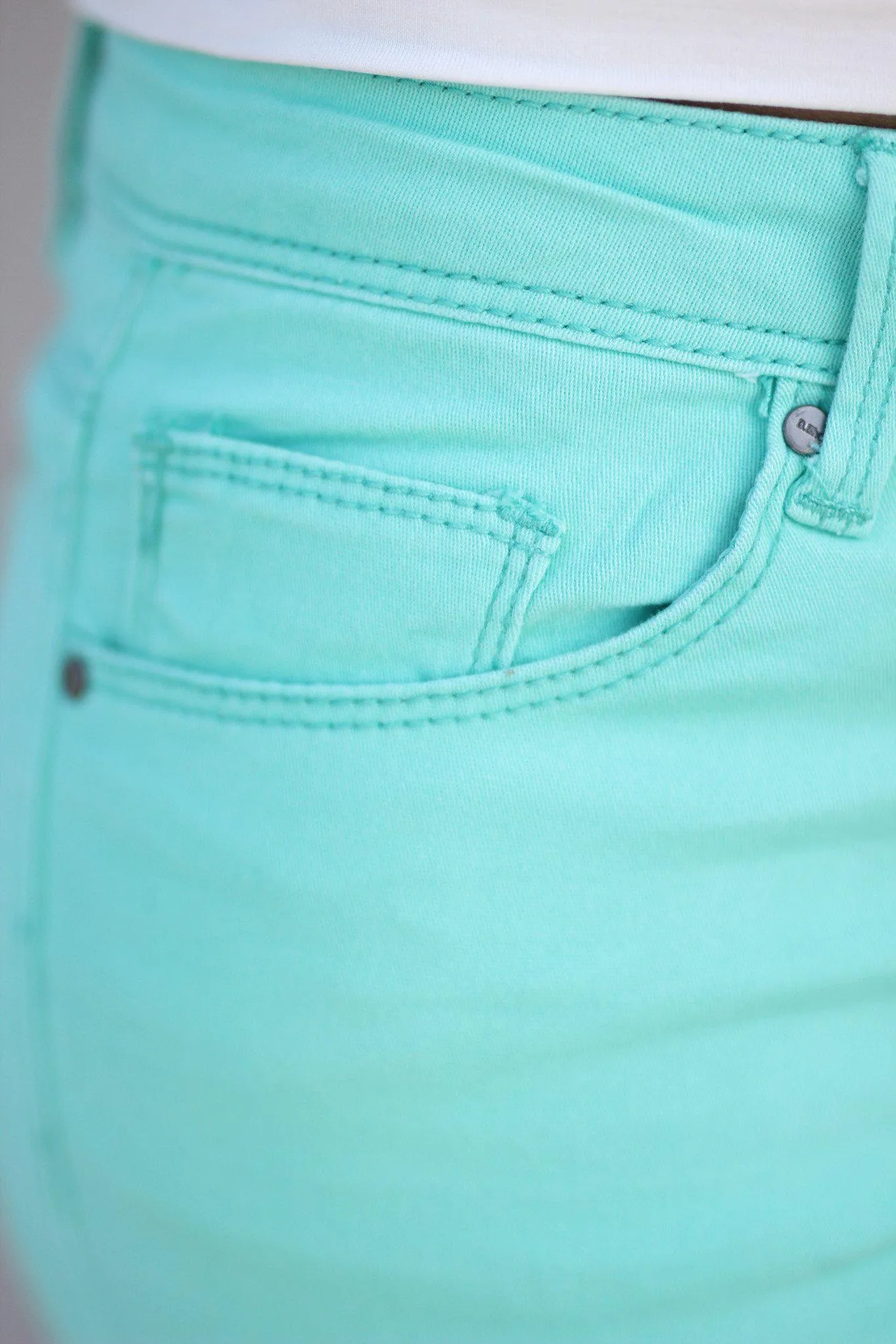 Mint Skinny Jeans