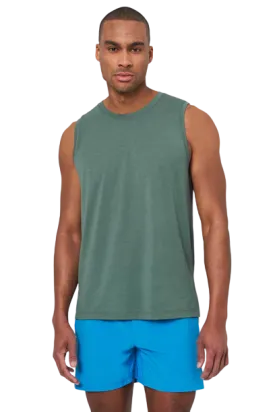 MPG Tanks - Men's Dynamic Recycled Polyester Stink-Free Tank Top with Slits