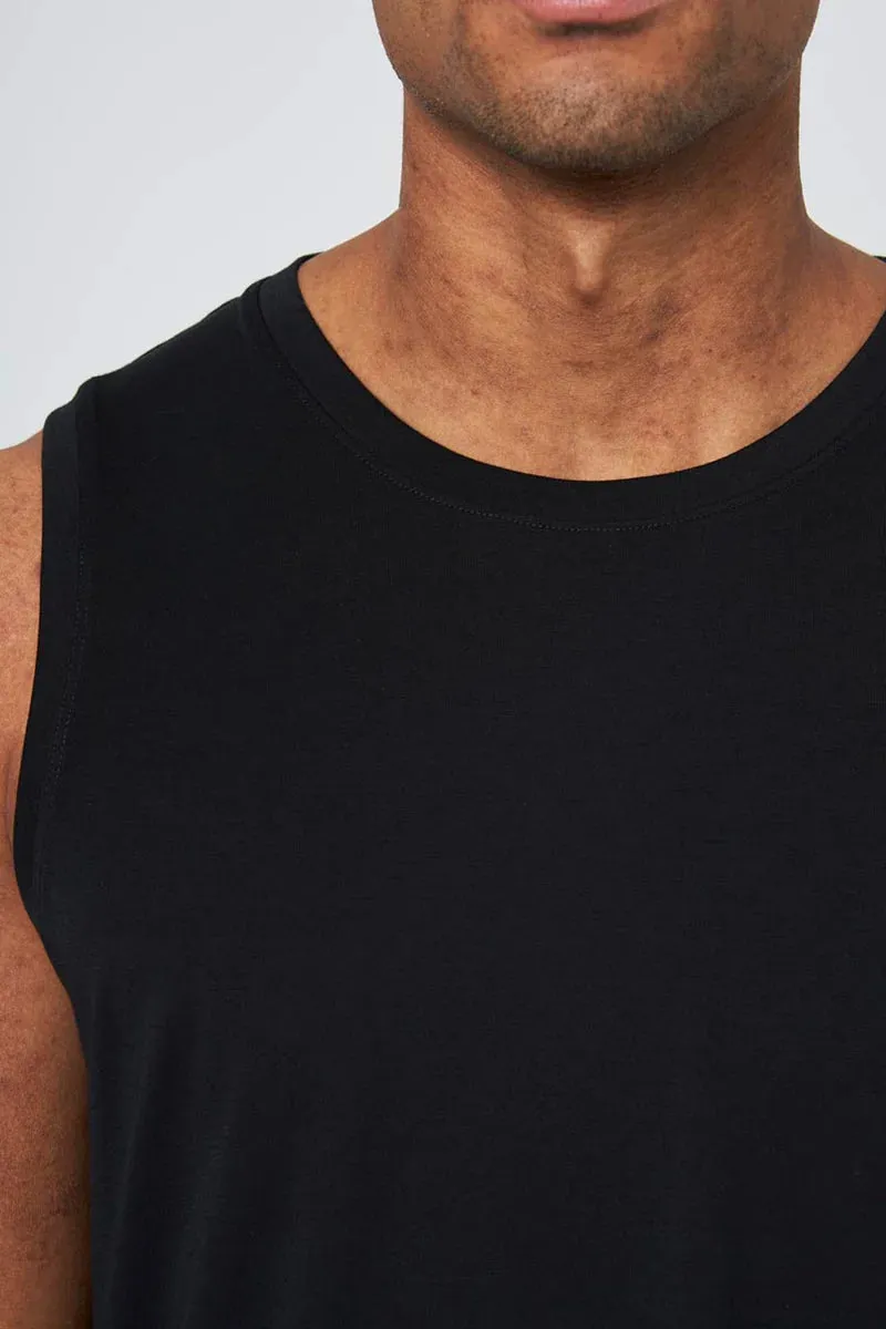 MPG Tanks - Men's Dynamic Recycled Polyester Stink-Free Tank Top with Slits