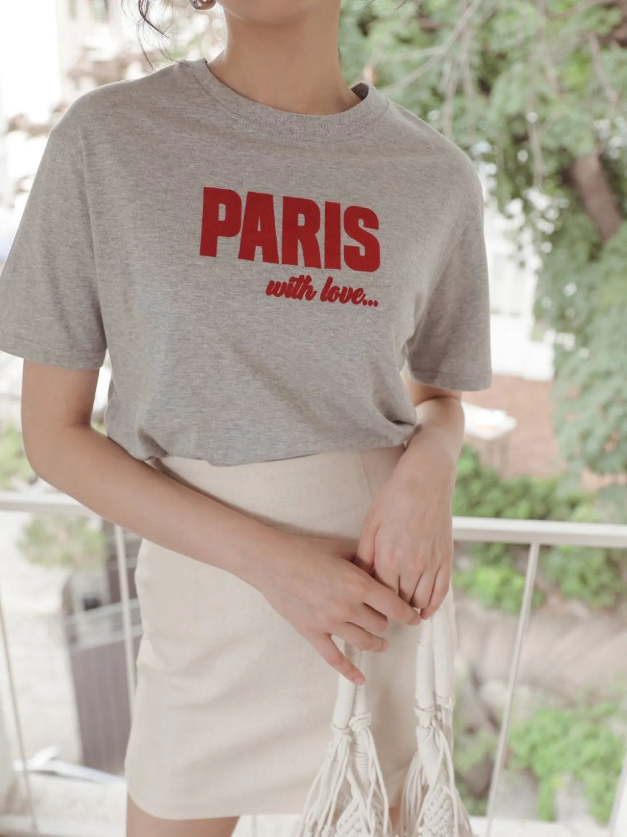 PARIS WITH LOVE PRINTED T-SHIRT