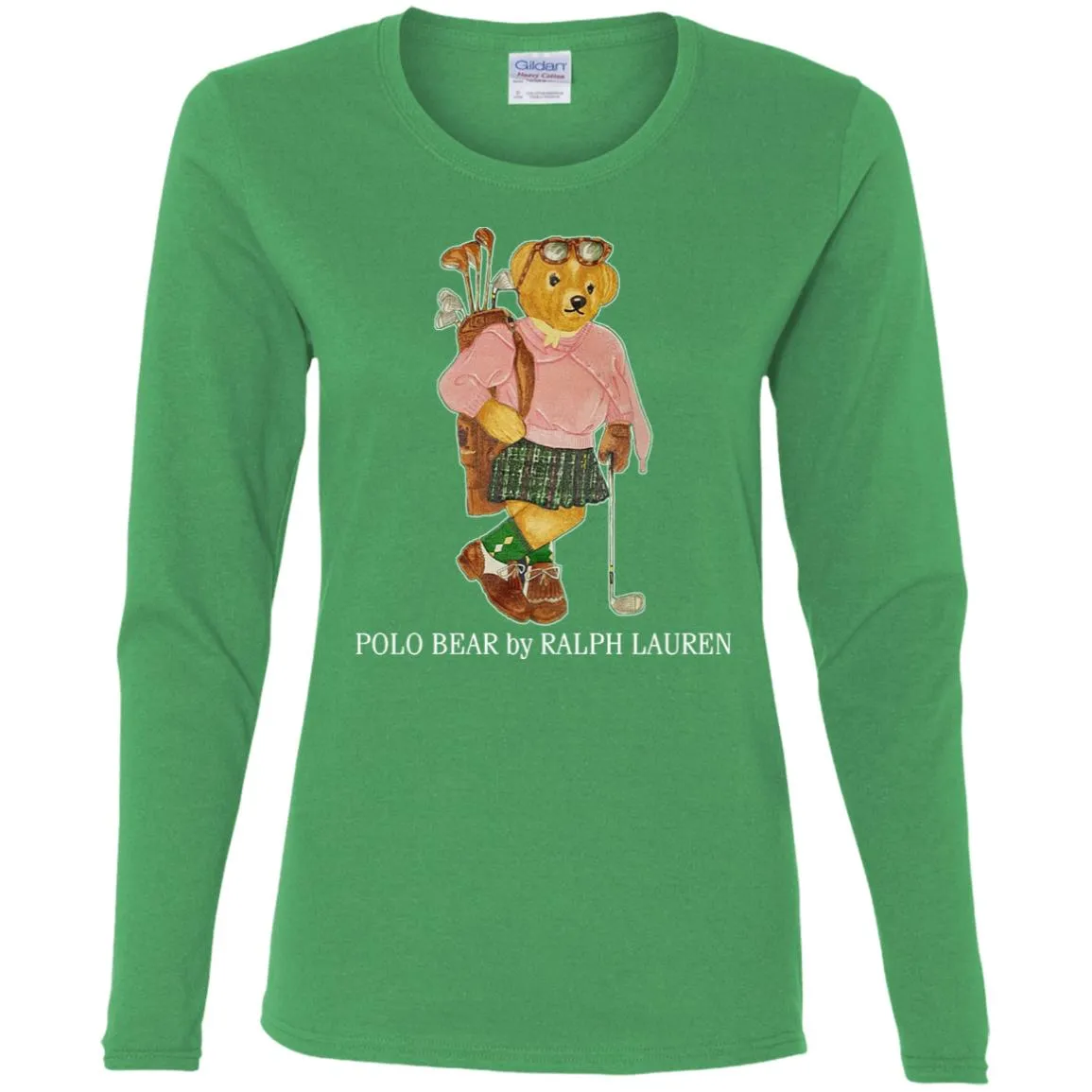 Polo Bear Ralph Lauren T-shirt Women Long Sleeve Shirt