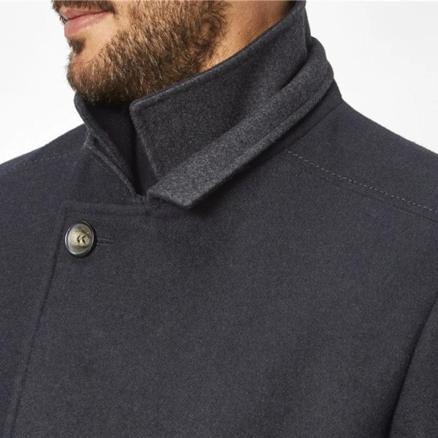 S4 Double Breasted Wool Coat