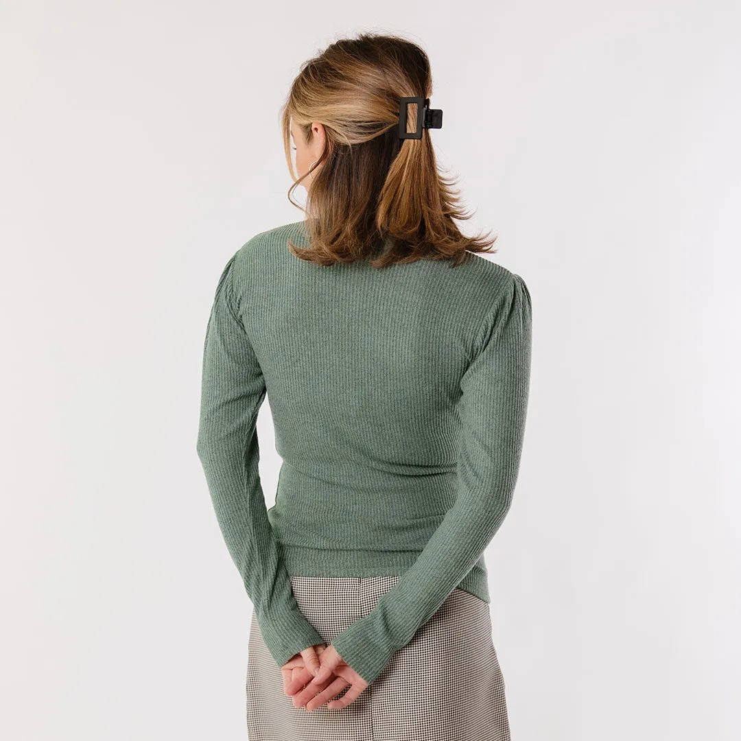 Sydney Turtleneck, Dusty Green