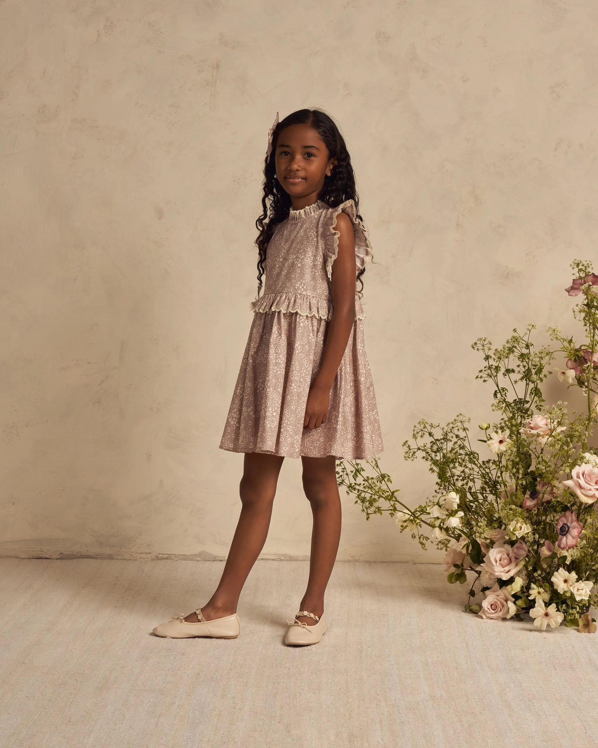 The Alice Dress by Noralee - Lavender Bloom - KIDS